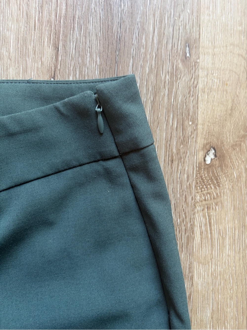 Womens Teal Green Tailored Suit Pants - Picture 5 of 5